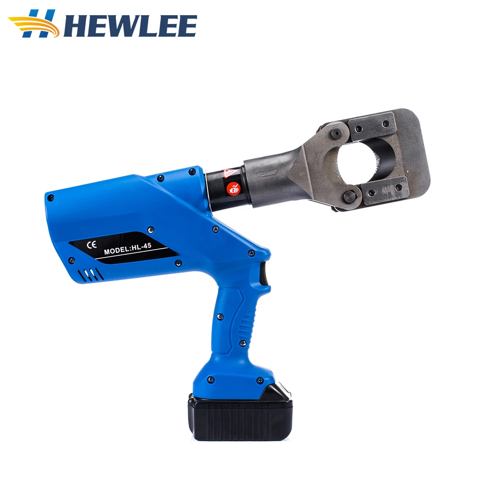 Professional HEWLEE HL-45 Electrical Battery Hydraulic CU AL Cable Wire Cutter Tool