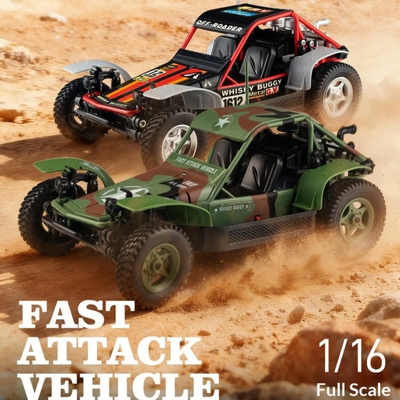 

1:16 Scale Sg1612 Rc Off-Road Vehicle 4wd Electric Assault Vehicle Buggy Remote Control All-Terrain Adult Children'S Hobby Car