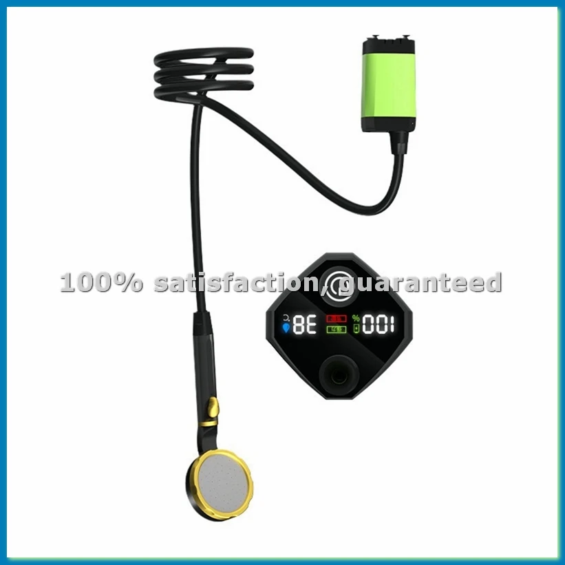 

Портативный душевой насос 7800 мАч, перезаряжаемый электрический душевой насос с умным цифровым дисплеем, зеленый-ANKL