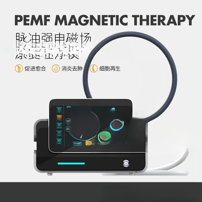 High-intensity pulsed high-frequency magnetic therapy magnetic ring physiotherapy instrument to treat pain and inflammation