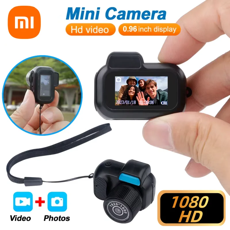 

Xiaomi Mini Camera With 0.96in Screen Indoor Home Outdoor 1080p Sports Portable Vintage Video Recorder Support Tf Card Y3000