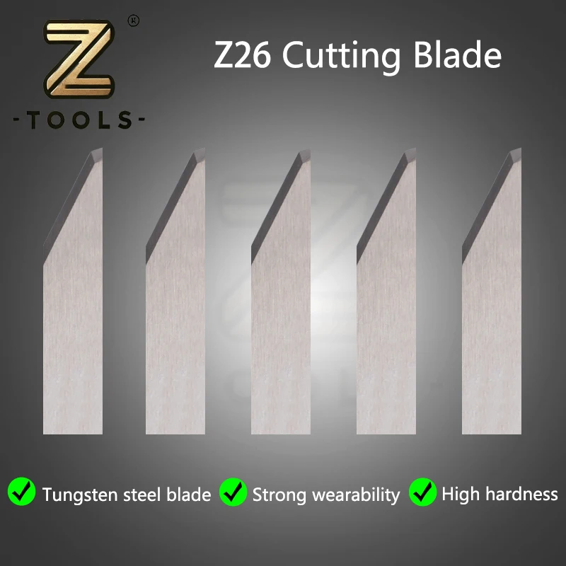 

Z26 Твердосплавный станок Вибрационный нож Осциллирующий цифровой резак с ЧПУ Инструменты для обработки канавок Режущие лезвия с ЧПУ