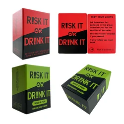 Risk It Or Drink It Fun Party Game For College Card Game Drinking Game Pregame Night Hilarious Dares Challenges Questions Adult