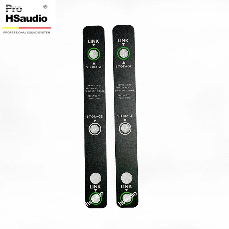 PROHsAudio-Accessoires de gréement de haut-parleur Line Array, autocollant de gréement professionnel, 8"