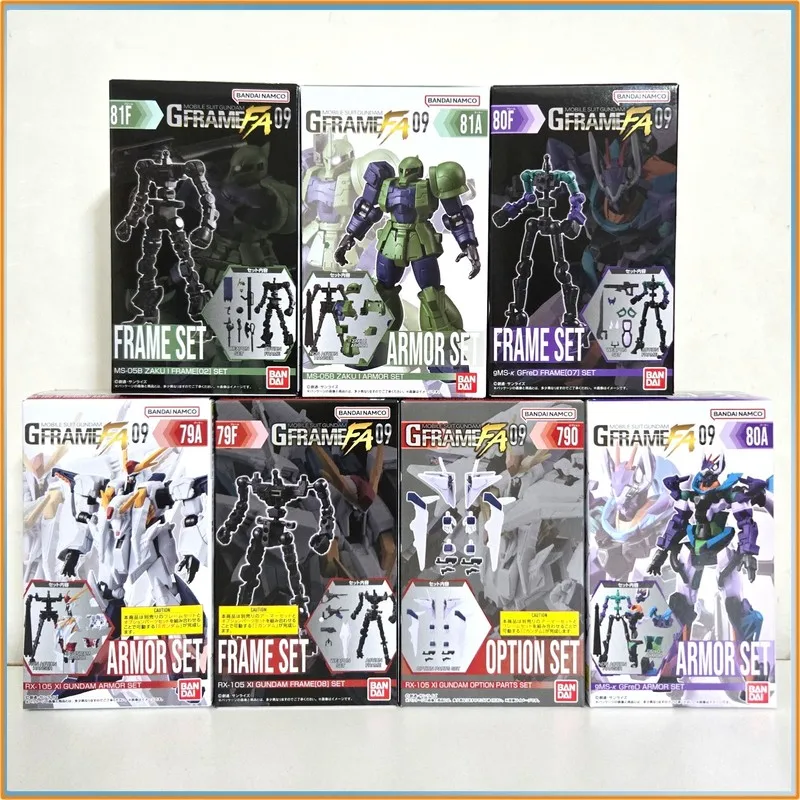 

В наличии Оригинальный Bandai G Frame FA-09 XI Gundam Mobile Suit Gundam: Фигурка-модель, игрушка, подарок для фанатов