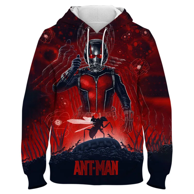 

Miniso Hoodies Ant Man Cartoon Anime 3D Print Streetwear Men Women Fashion Oversized Sweatshirts Hoodie Pullovers Tracksuit