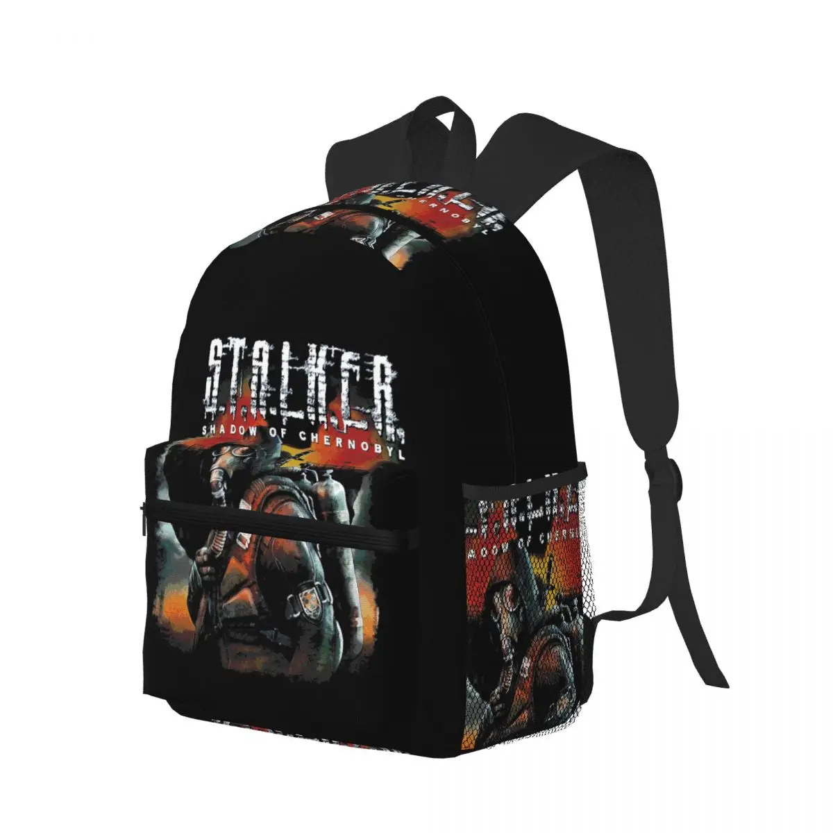 Stalker Shadow Of Chernobyl Student Backpack School Bag Hiking Travel Daypack for Boys Girls Bookbag Shoulder Bags