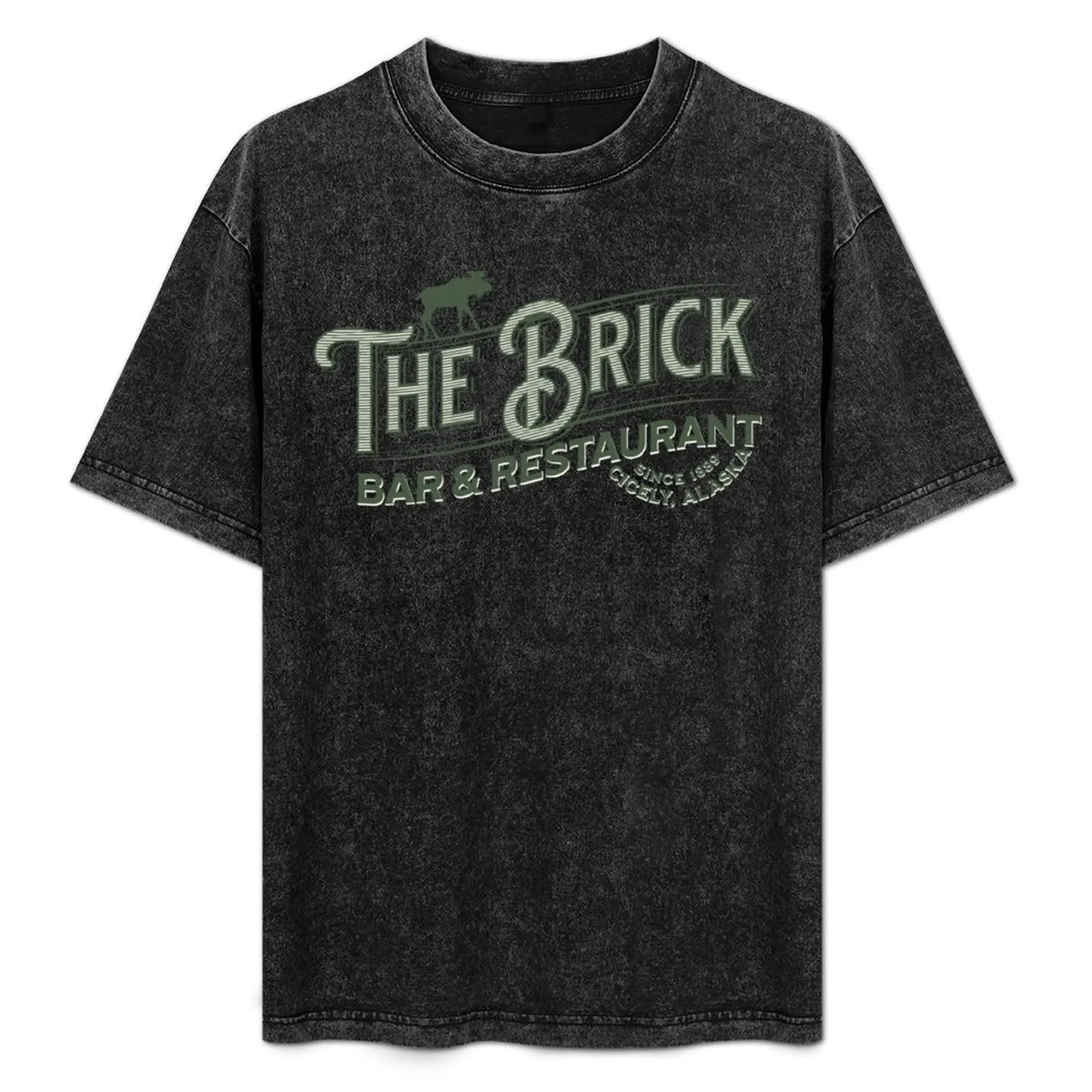 

Northern Exposure - The Brick Bar and Restaurant T-Shirt anime summer top customs design your own mens shirts graphic tee