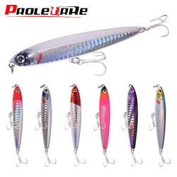 Afundando Lápis Fishing Lure, Vibração de Fundição Longa, Minnow Wobblers Tackle, Isca Artificial para Pike, Baixo, Truta, 10g, 14g, 18g, 1 Pc