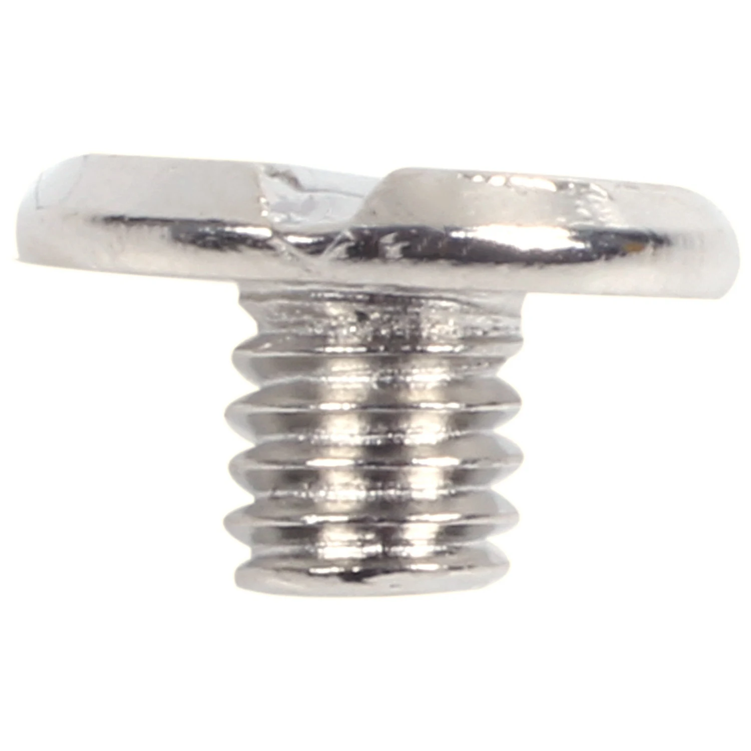 A04G-10 Sets Leather Belt 5 X 6 Mm Silver Screw Binding