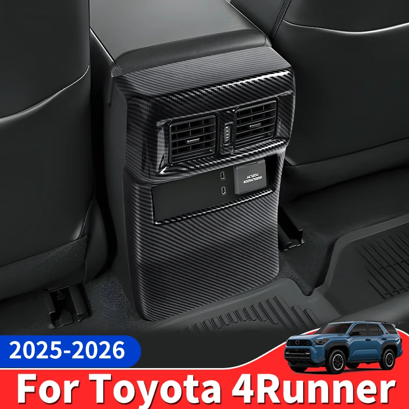

For 2024-2026 Toyota 4Runner Armrest Box Rear Protective Cover Car Interior Upgraded Accessories