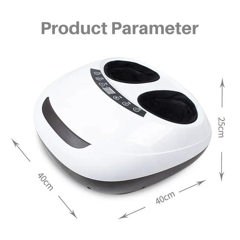 Foot Massager Machine Spa Electric 220V Electric Antistress 3D Shiatsu Kneading Air Pressure Care Infrared With Heating Roller