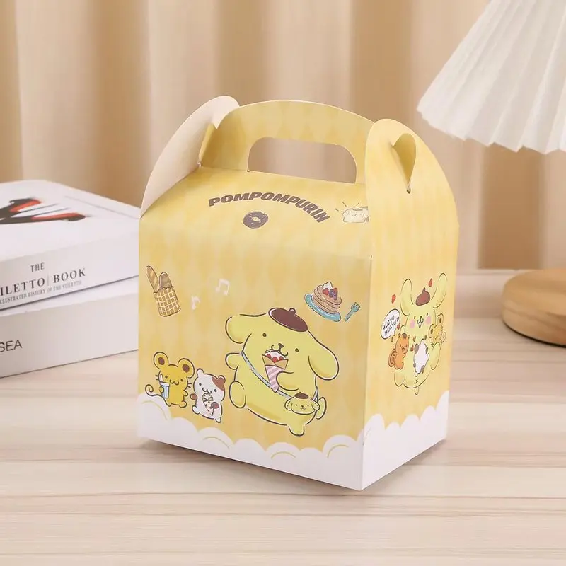 20pcs Sanrio Christmas Candy Boxes Kuromi Hello Kitty Pachacco Cinnamoroll Birthday Party Decoration Kids Gift Packaging Box