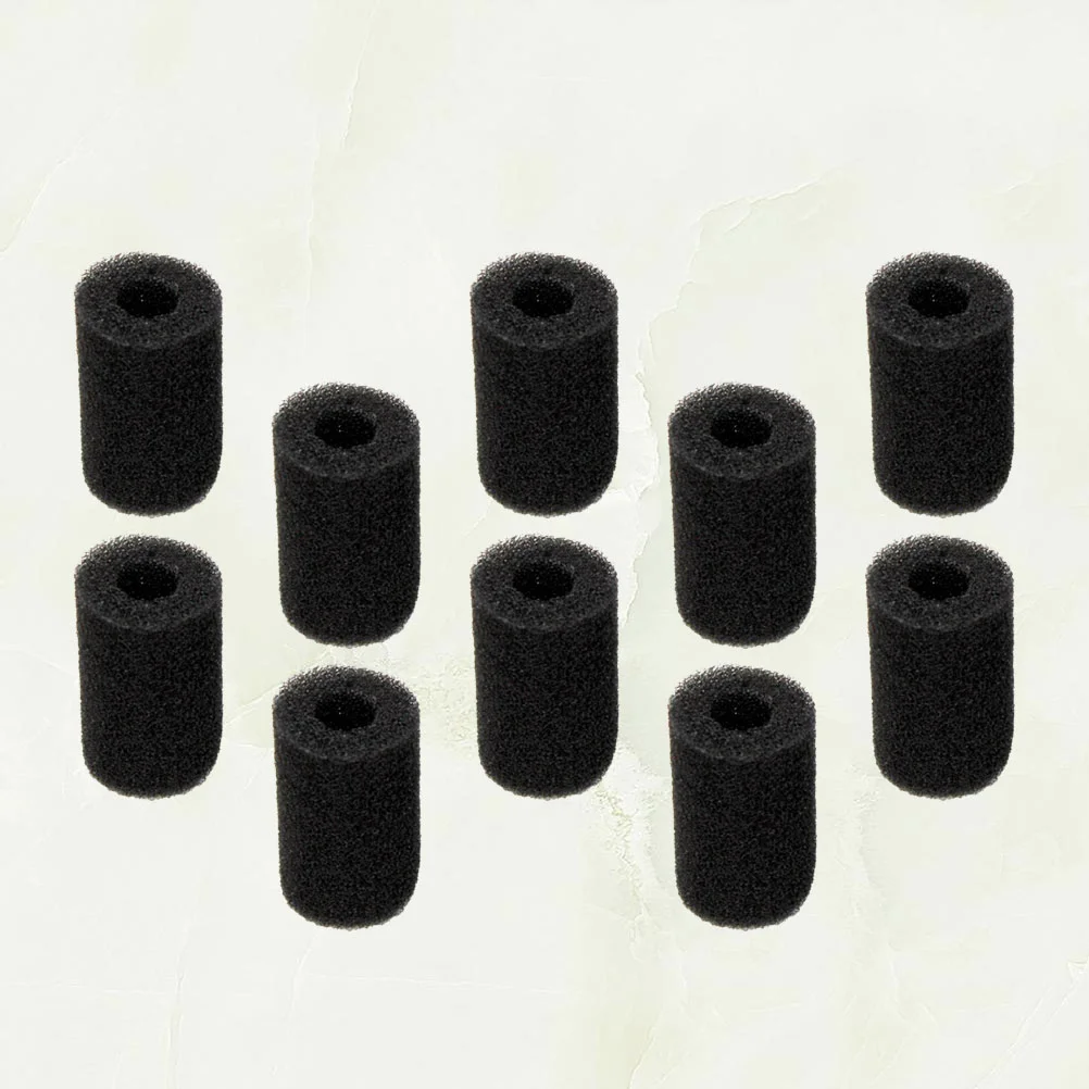 10 PCS Debris Prevention Filter Aquarium Fish Tank Sponge Crystal Shrimp Less Clogging Accessories