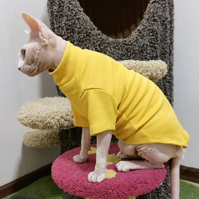 Dog Clothes for Cat Bottoming Shirt Winter Warm French Bulldog Sphinx Hairless Cat Clothes PET Dirt Resistant Shirt Ropade Perro