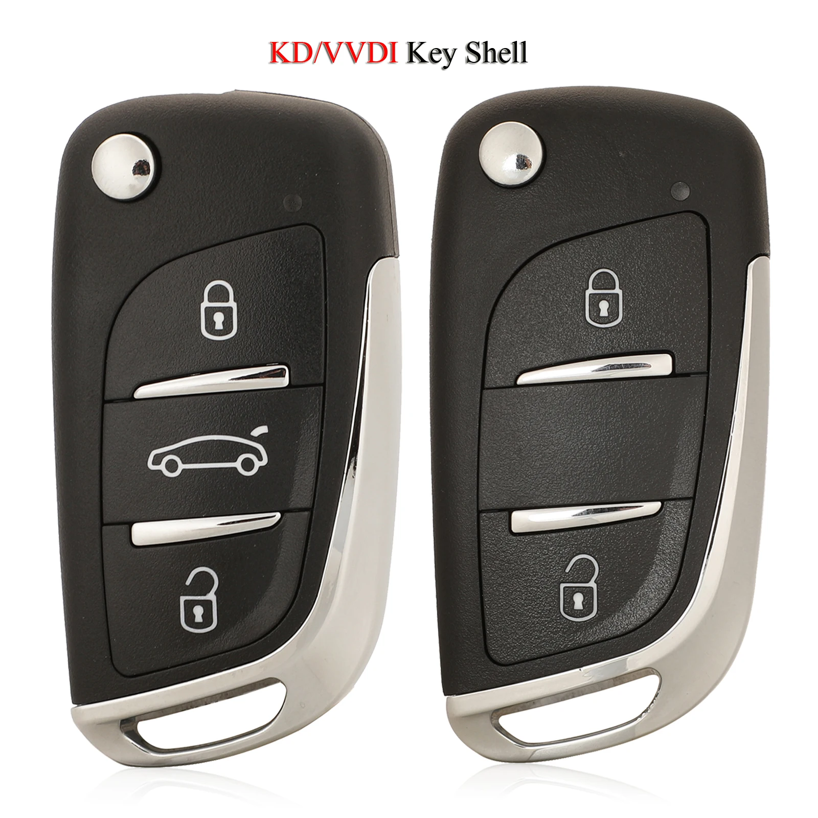 

Jingyuqin KD модифицированный складной корпус ключа автомобиля для VW Toyota Prius Viios Camry RAV4 Highlander Crown Corolla EX Mazda 2/3 кнопки