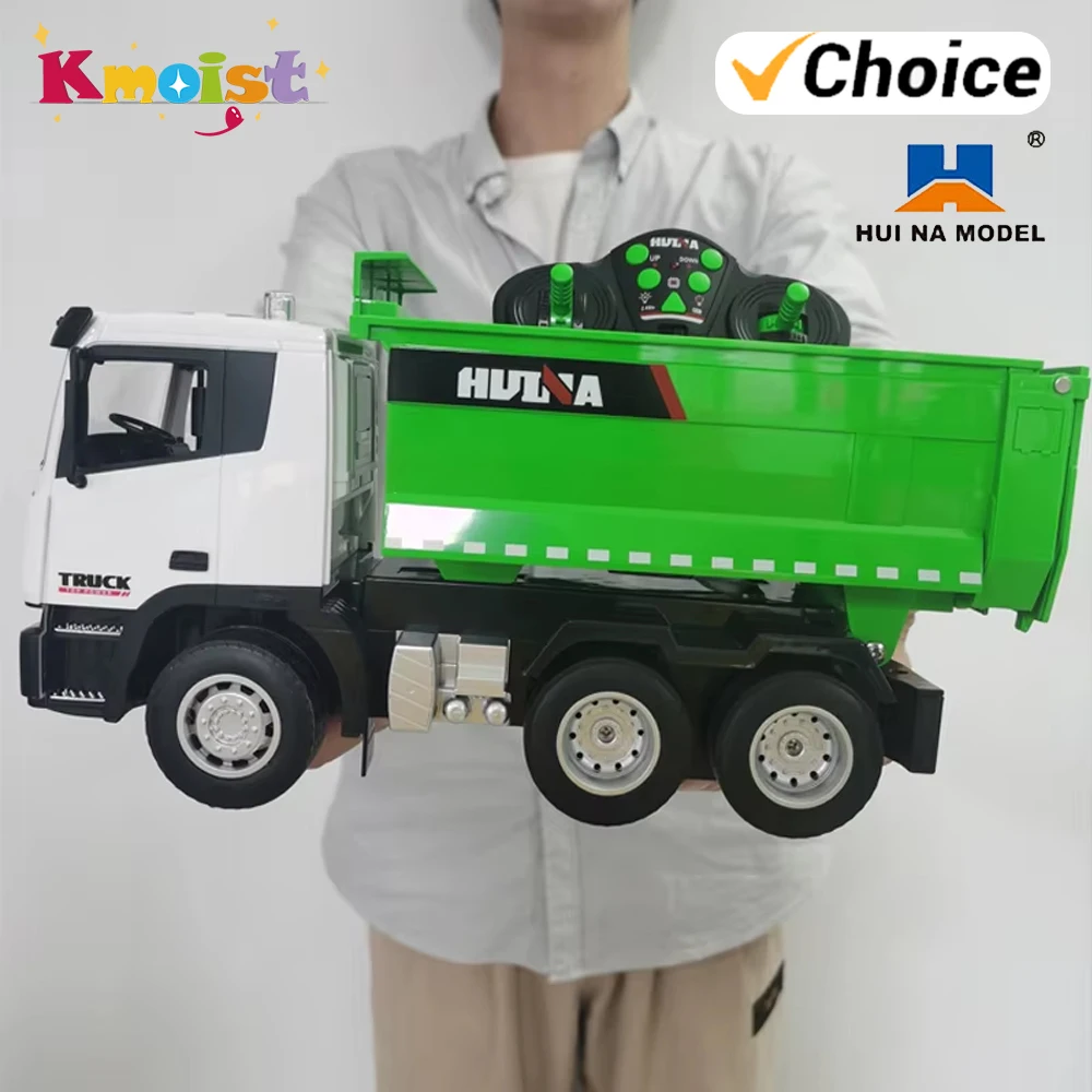 

HUINA 1556 1/18 RC Truck Remote Controlled Car Dumper Tractor 6CH Engineering Vehicle Excavator Model Toys For Boys Kids Gifts