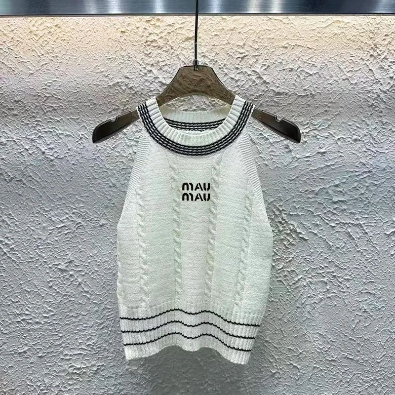 

Высококачественный белый облегающий вязаный жилет для молодых женщин, корейская версия, верхняя одежда, студенческая мода