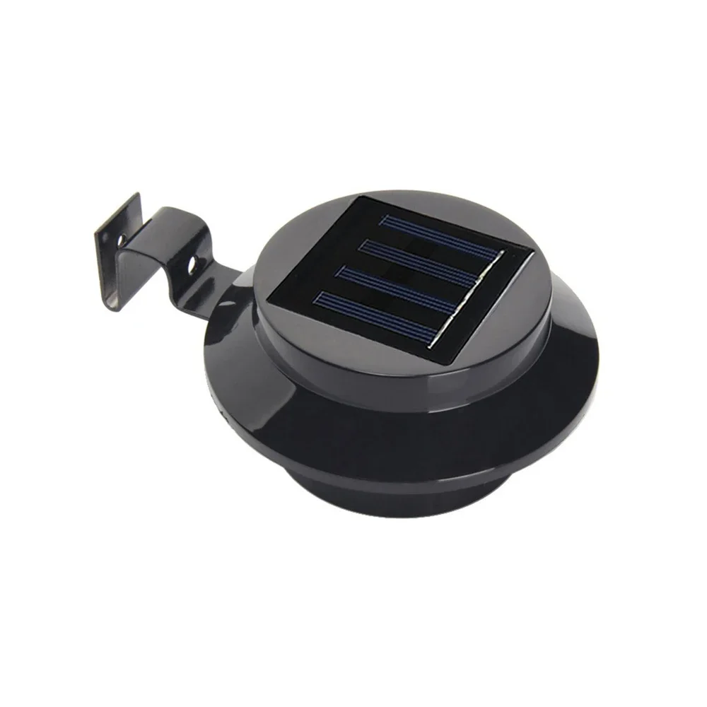 Lâmpada solar impermeável para exterior, luz de parede com 3 led, ip65, controle do sensor, para cerca, cerca, ao ar livre