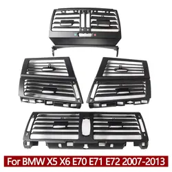 Car Front Central Left Right Rear Air Conditioning AC Vent Grille Outlet Panel Cover For BMW X5 X6 E70 E71 E72 2007-2013