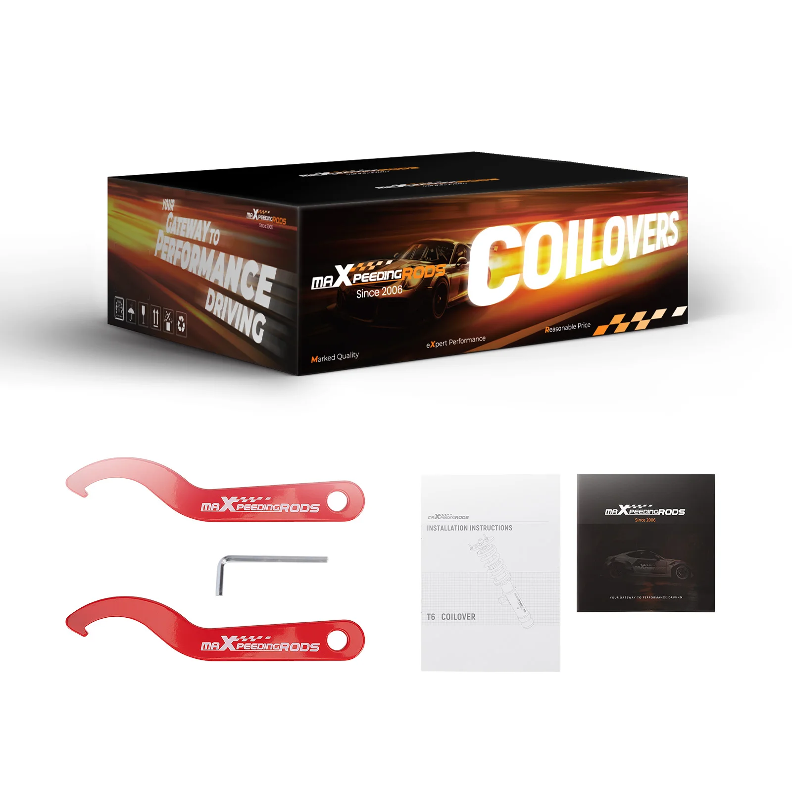 طقم خفض كويلوفور قابل للتعديل 24 مستوى لـ Acura TL 2009-2014 #5