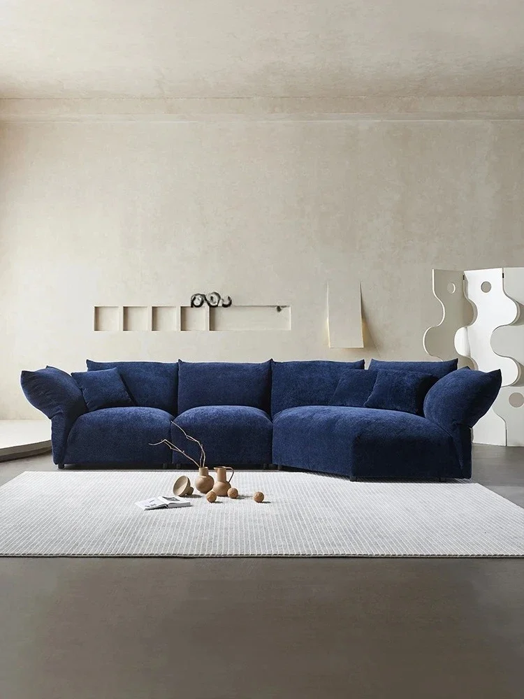 

Modern Minimalist Creative Petal Sofa Italian Living Room Designer Fabric Shaped Curved Sofa