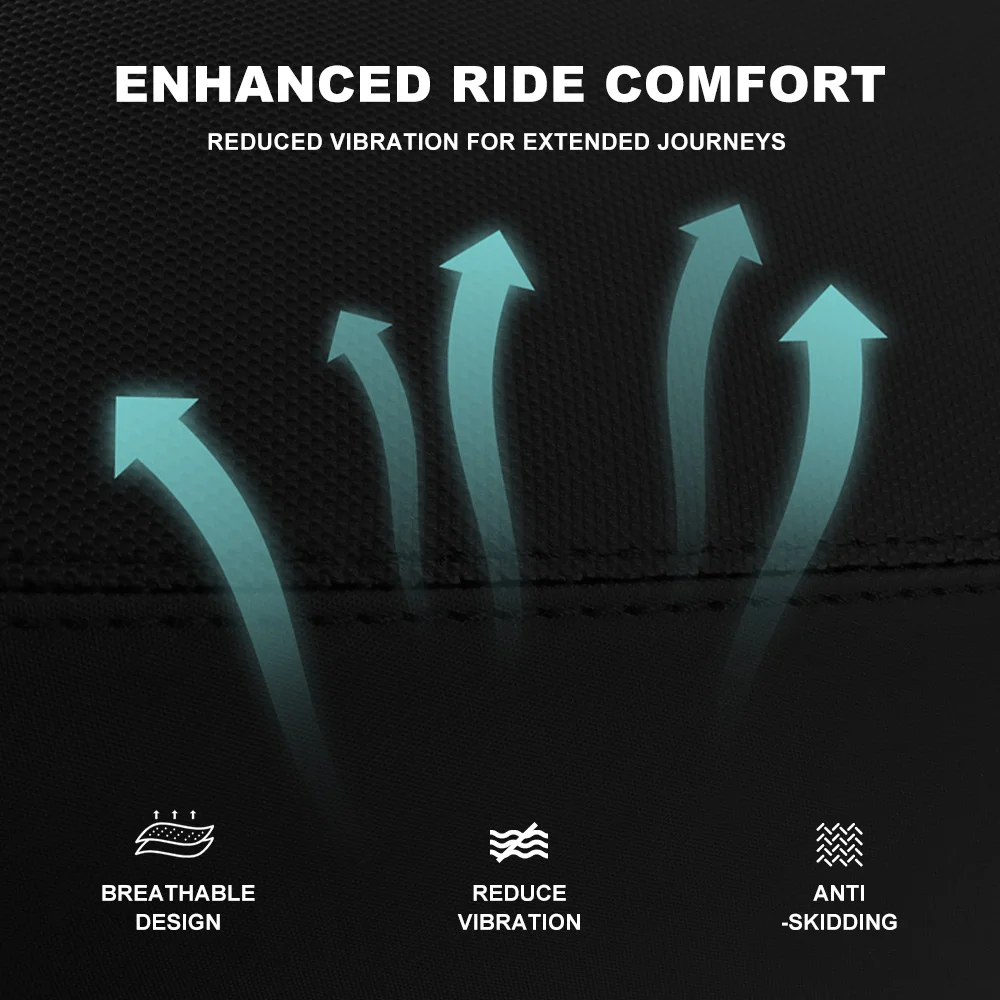 دراجة نارية عدم الانزلاق غطاء مقعد صالح لياماها رابتور 700 رابتور 700R 2006-2024 بولي كلوريد الفينيل الجلود مخطط قبضة القابض غطاء مقعد رغوة