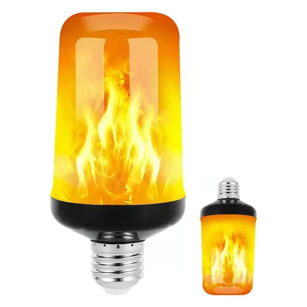 Dynamic LED Flame Lamp E27 Vintage Flickering Fire Bulb Gravity Sensor Decorative Lighting For Home Indoor Outdoor