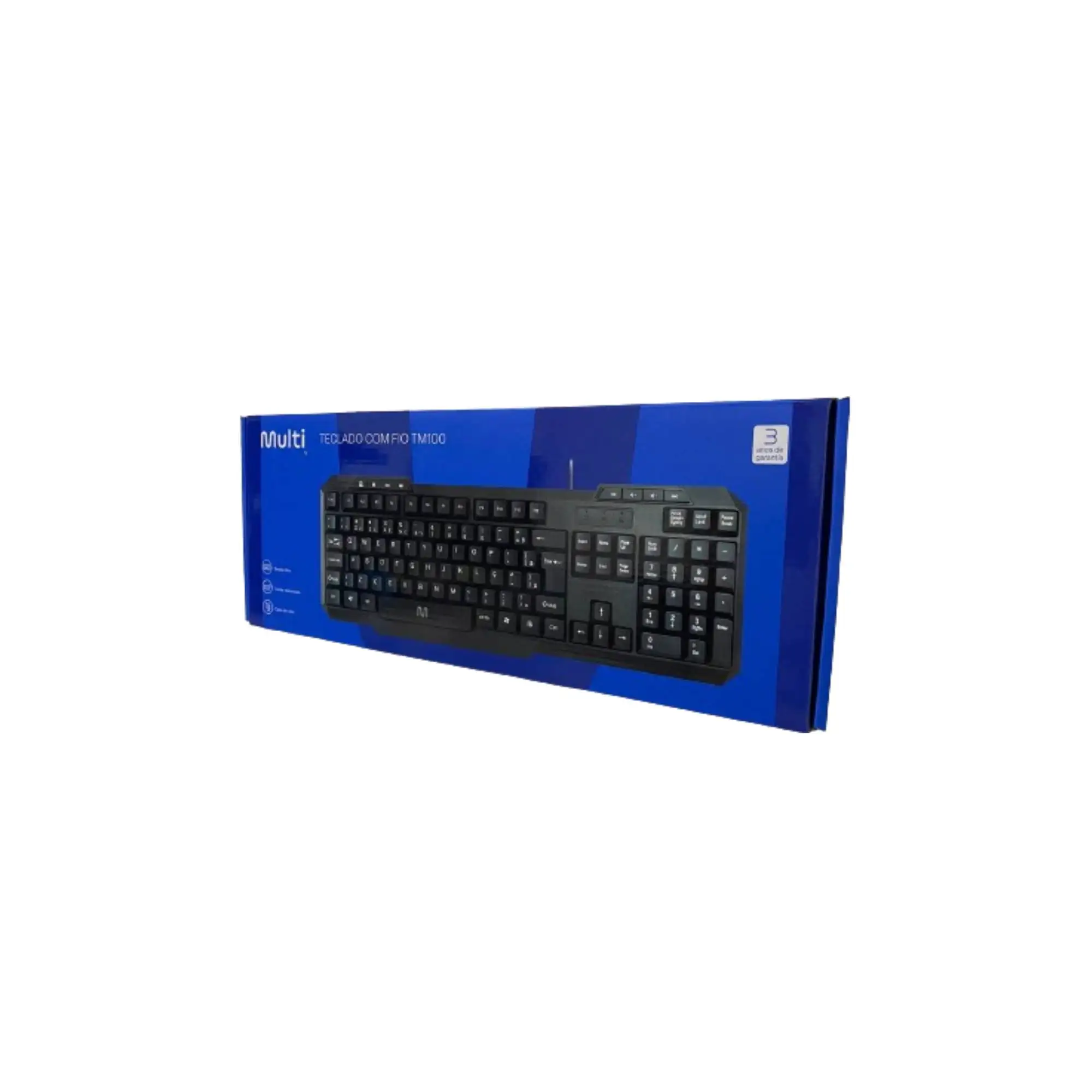 Tm100 Multilaser Wireed Keyboard-Black