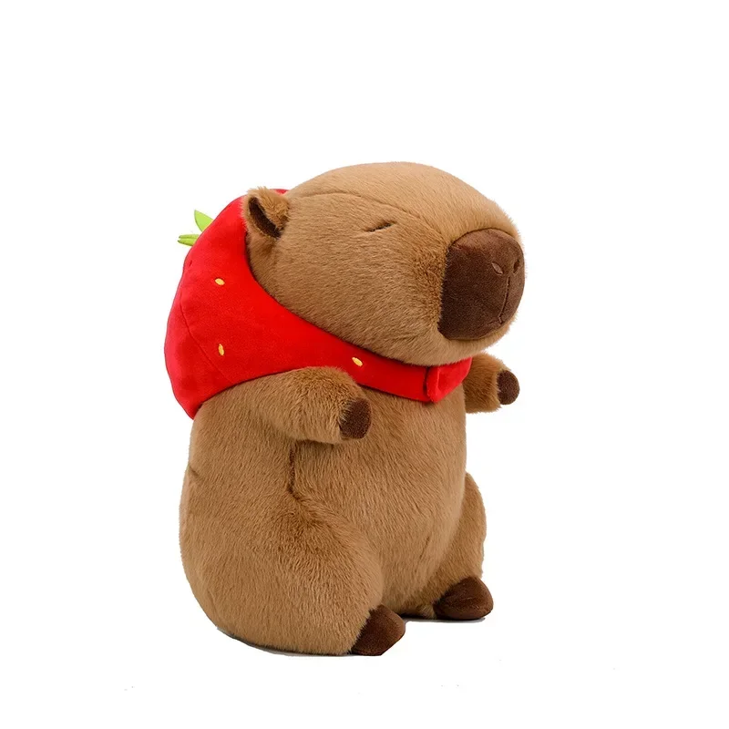 23Cm Capybara Pluche Simulatie Capibara Anime Pluizig Speelgoed Schattige Pop Knuffels Zachte Pop Pluche Kerst Thanksgiving Gift