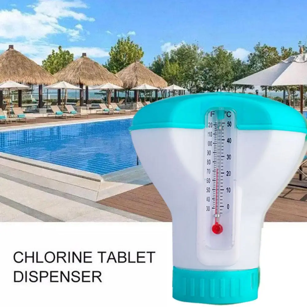 

Автоматическое Дозирующее устройство для бассейна, плавающее устройство для обнаружения воды, устройство для дезинфекции и дозирования с качественной таблеточкой, термометр O1O7