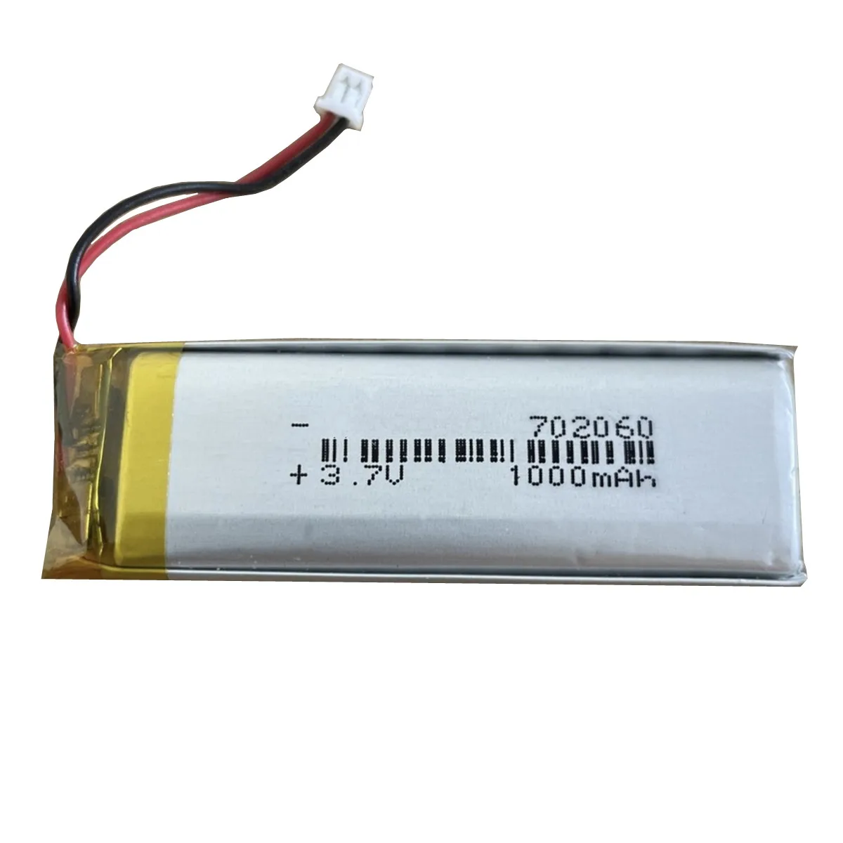 1-10PCS 702060 3.7V 1000mAh JST 1.25mm 2P Plug Li-Polymer Rechargeable Battery For MP3 Bluetooth Speaker Headset Camera Toys