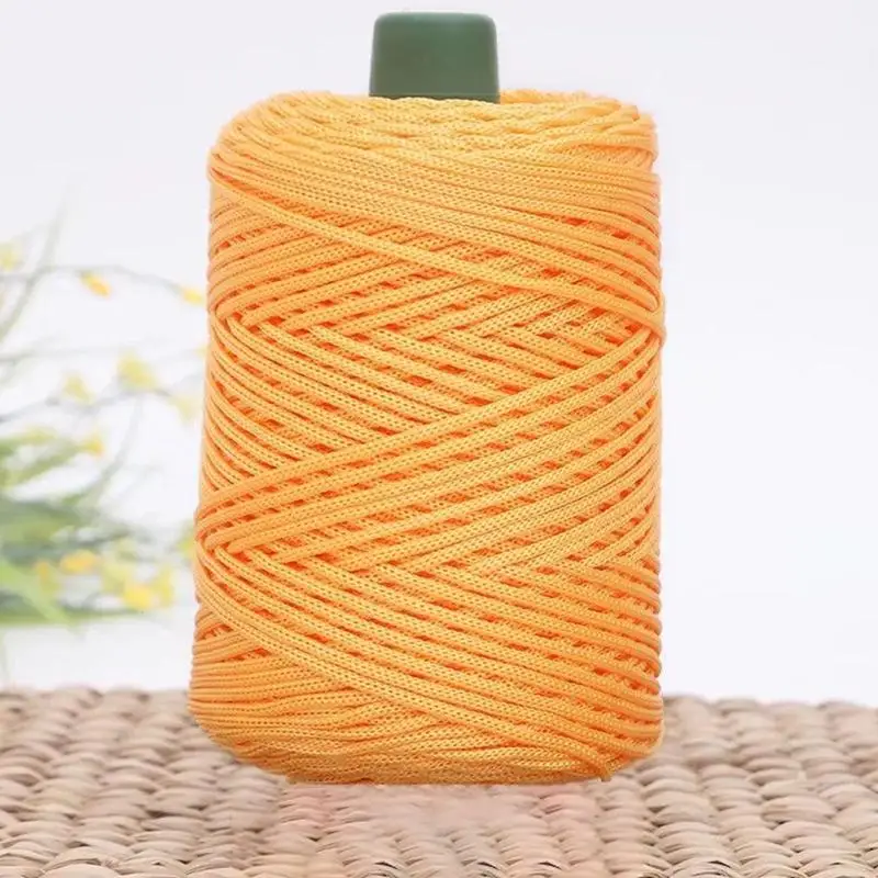 Zomer Gehaakt Garen Ijs Touw 3mm Draad Voor Hand Breien Tas Zonnehoeden Schoenen Geweven DIY Haak Kussen Zijde Medium Dik Ongeveer 200m