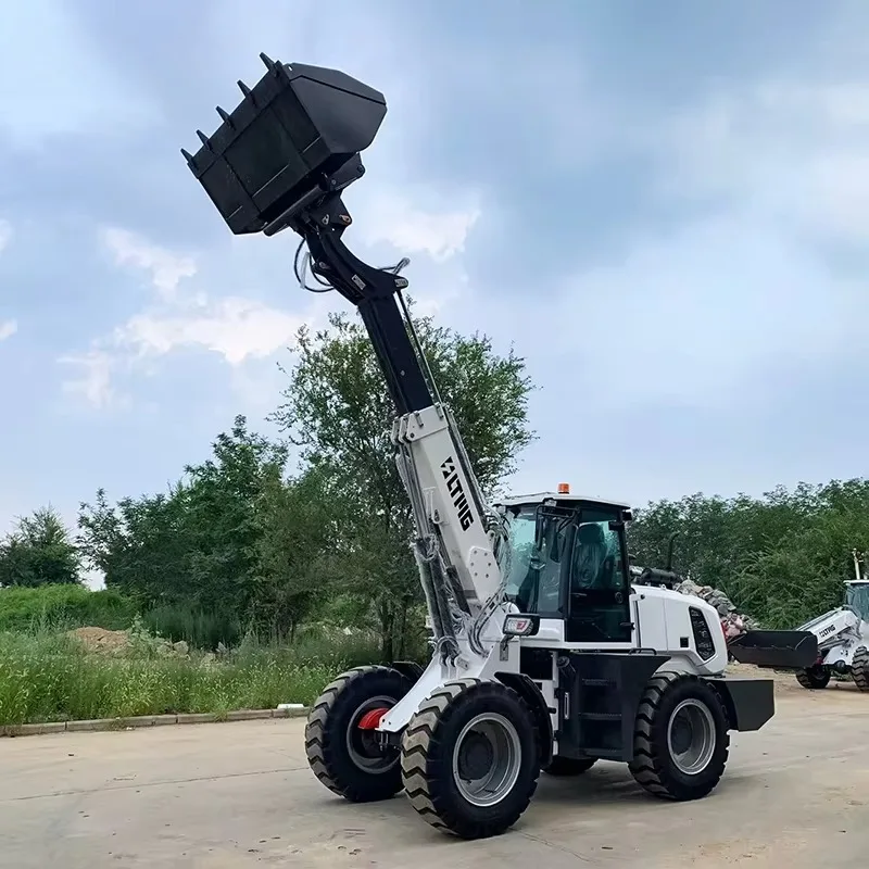 4WD Loader Machine Front Wheel Loader 4 Ton 2.4m³ Bucket for Infrastructure Material Loading Work Use Project Site