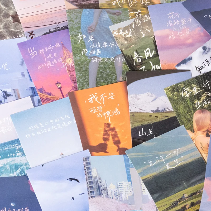 4 styles 50 pcs Everything freedom series Life theme collage sticker Scrapbooking Material Diary Album Junk Journal Supplies