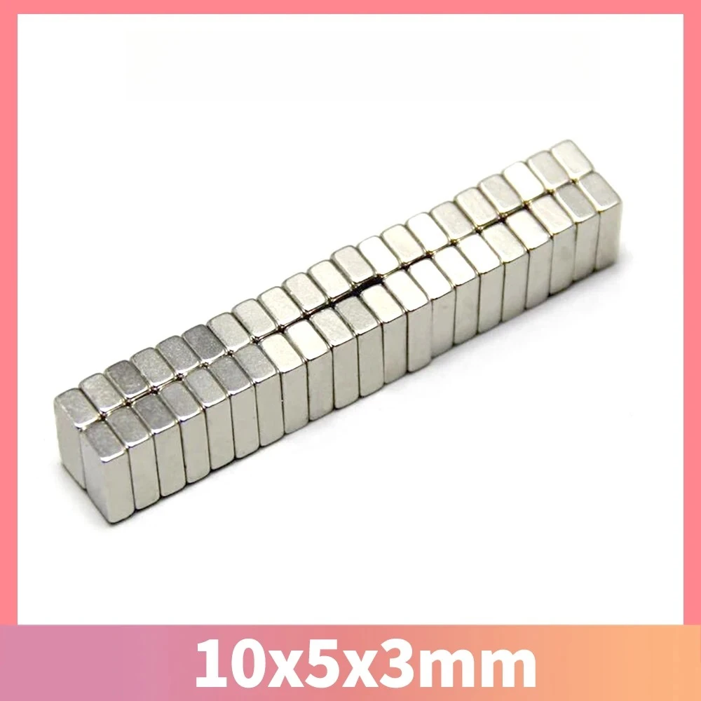 10x5x3mm Cuboid Block Magnets10x5x3 mm Strong Magnetic 10*5*3 mm For Home Refrigerator,Office,DIY 10*5*3