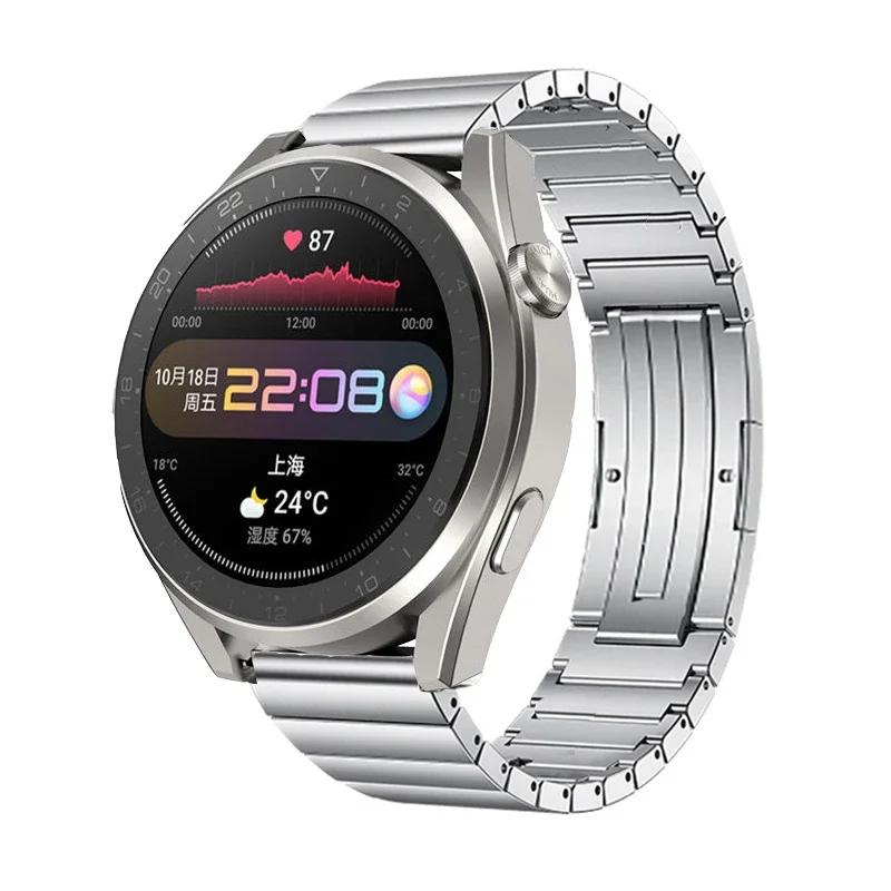 

Ремешок из титанового сплава для Huawei Watch 3 /3 Pro 22 мм, браслет для Huawei GT4 GT3 GT2 46 мм Magic2 GT 2E Buds, браслет с коробкой