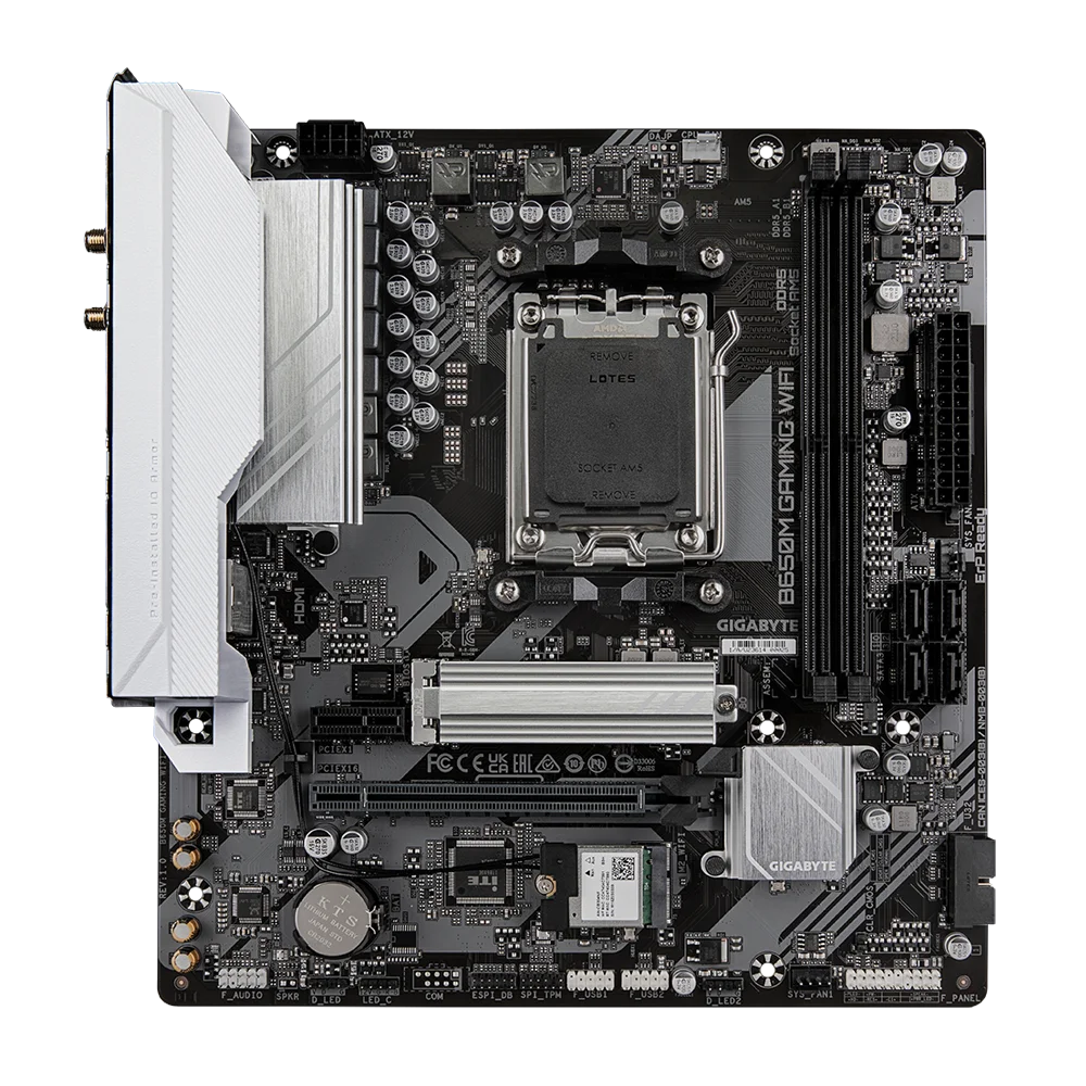 New GIGABYTE GA B650M GAMING WIFI Motherboard 2.5G Micro-ATX AMD B650 DDR5 6600MHz M.2 USB3.2 128G Double Channel Socket AM5