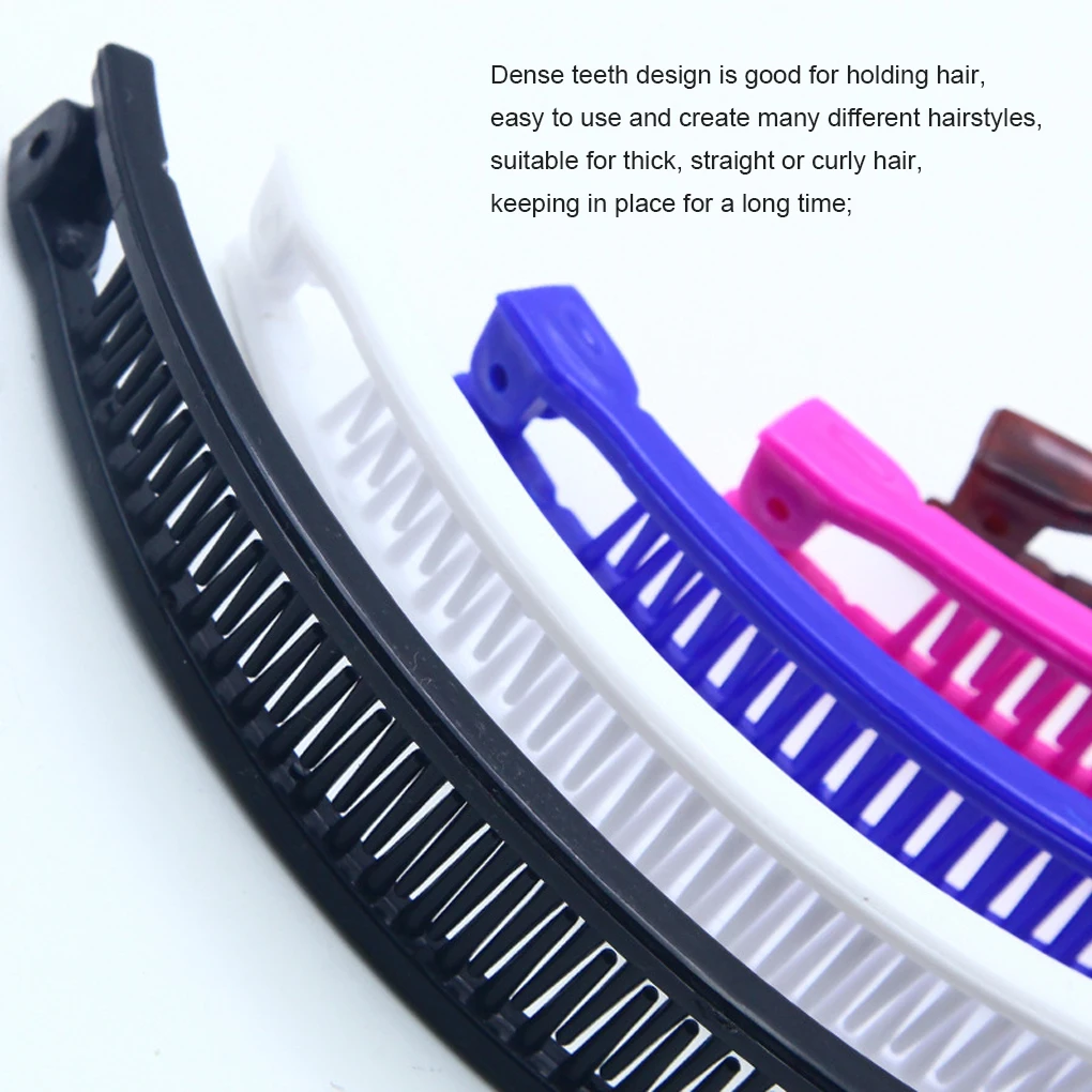Hair Clip Girls Barrettes Banana Clips for Women Lady Adults Teens image 3