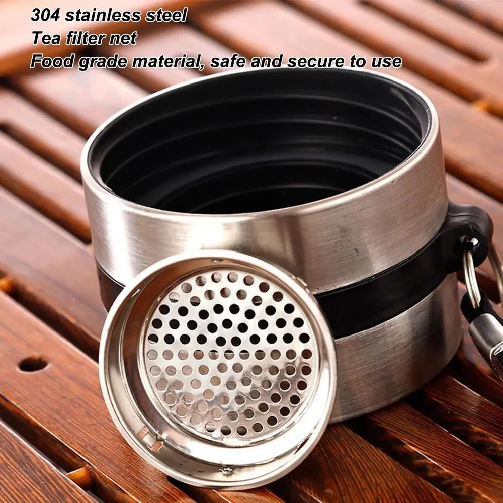 Glas-Teeinfusor-Flasche Auslaufsicherer Reisebecher Doppelwandige Teetasse Tragbare Teeinfusor-Wasserflasche, Wasser-Tee-Trennflasche – Detail 7