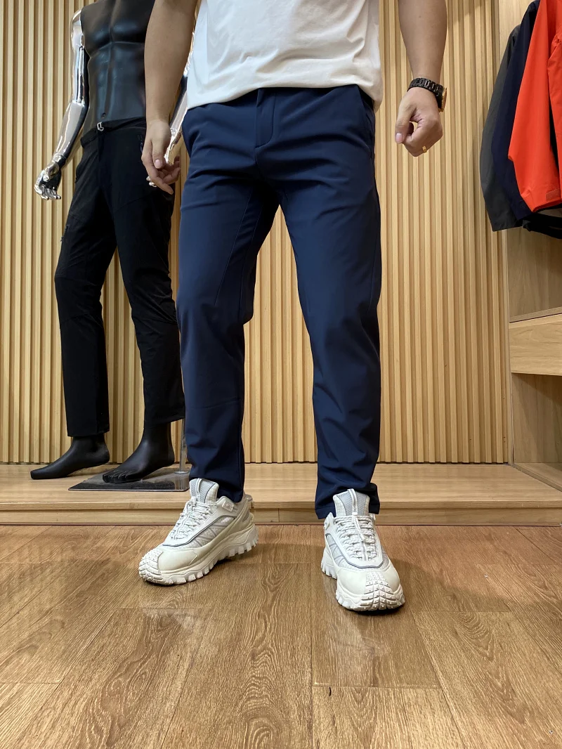 Men's Outdoor Casual Fce Lined Soft ell Pants Cone Tailoring Commute Faionable Windproof Warm Autumn Winter Long Trousers