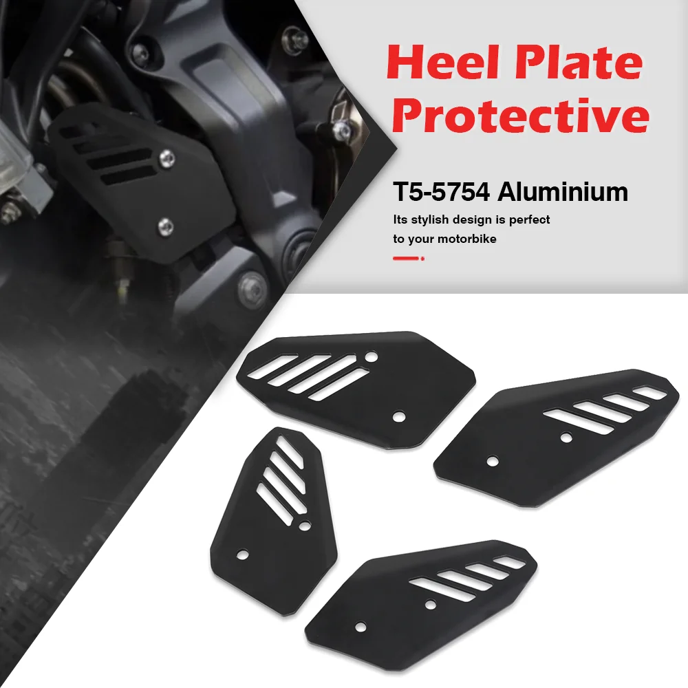 

FOR YAMAHA MT-07 Tracer 2016-2021 XSR 700 2015-2021 Motorcycle Heel Guard Rearset Plate Foot Peg Protector TRACER 700 FZ-07 MT07