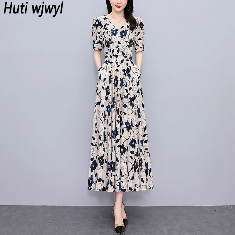 Été élégant fête soirée Robe femmes moulante luxe Chic Robe de bal 2025 Floral décontracté coréen vacances Boho plage longue Robe
