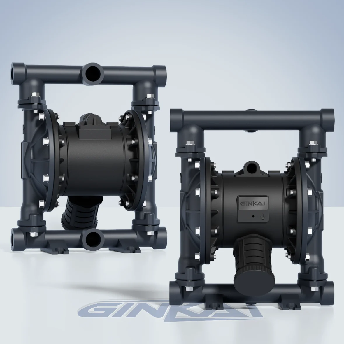 1 Inch 25mm Aluminum Alloy AODD Diaphragm Pneumatic Pump Liquid Oil Transfer Fuel Pump Membrane