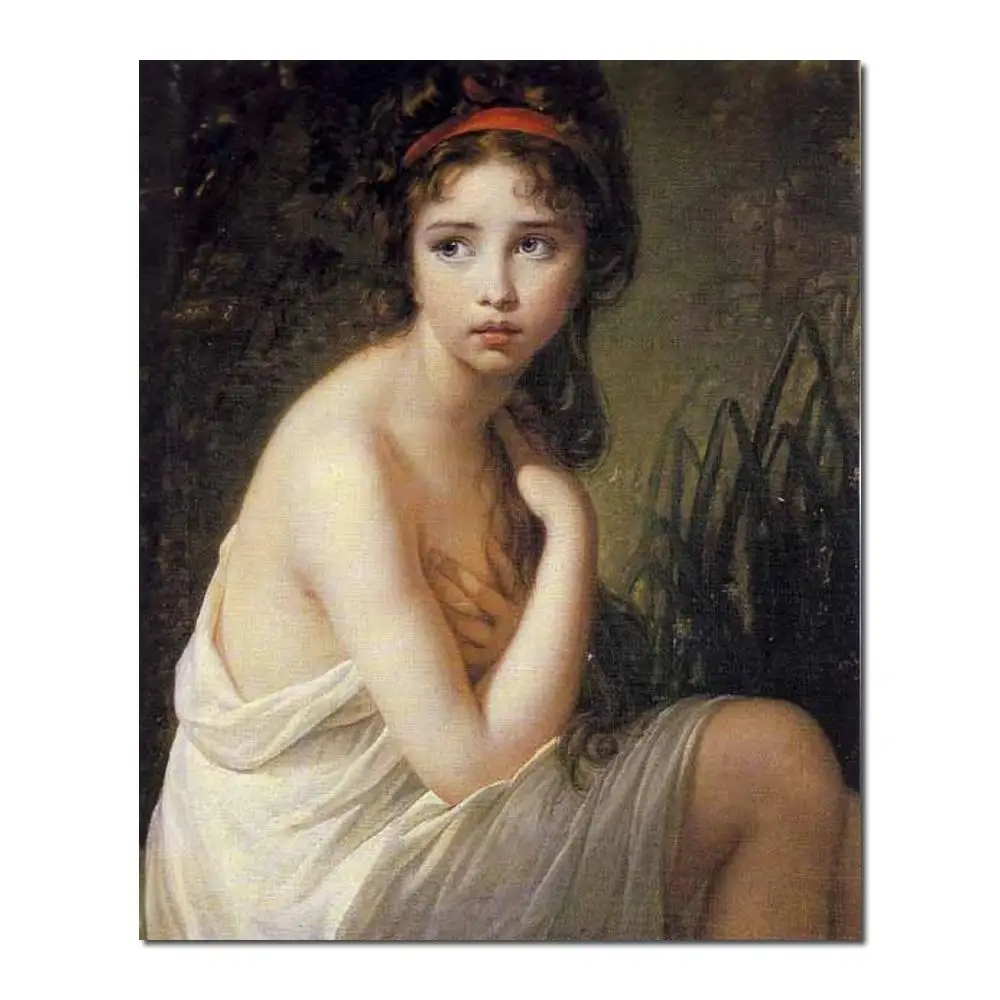 

The Bather Elisabeth Vigee Lebrun Picture To Oil Painting Unframed Reproduction Art High Quality Hand Painted For Living Room