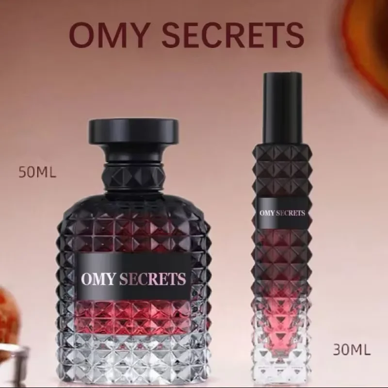 Marca Rosa fragancia ligera Perfume De mujer cristal brillante Natural duradero 50ml Spray corporal jazmín Miss Frutado Eau De Toilette
