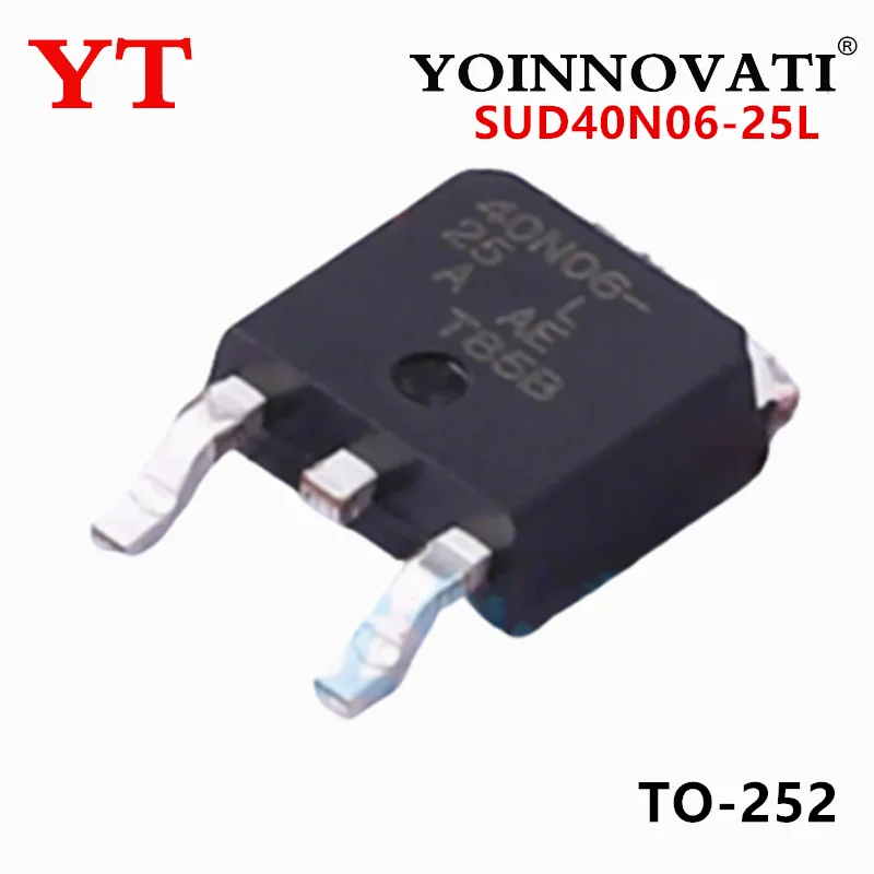 10-50PCS SUD40N06-25L SUD40N06 40N06 40N06-25L TO-252 MOS FET Transistor 30A 60V