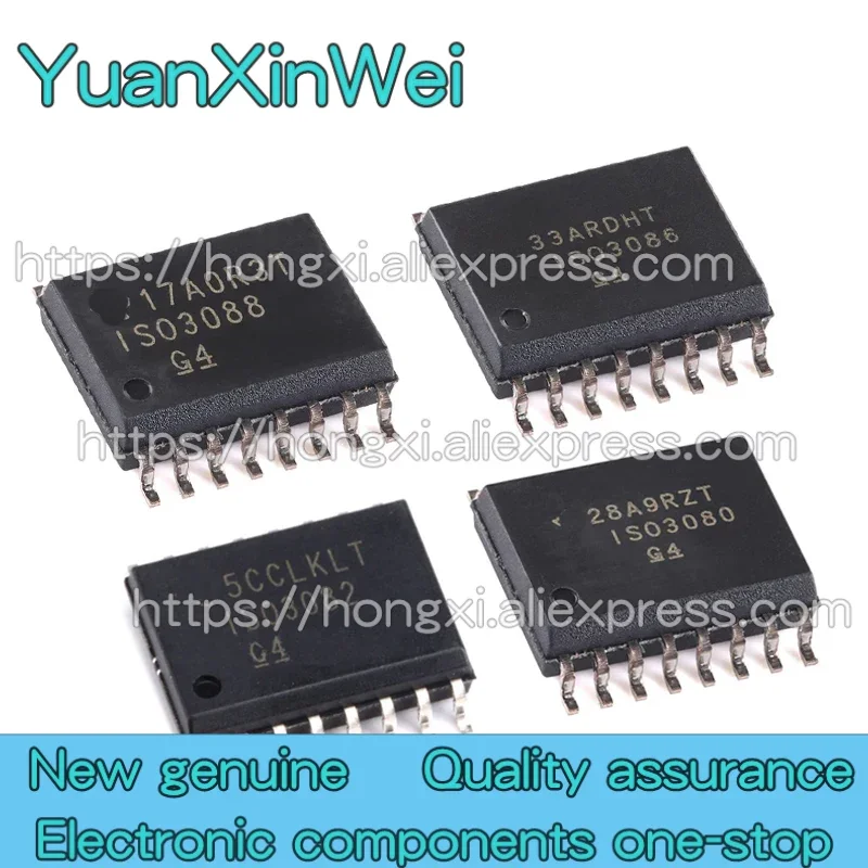 1PCS ISO1042 ISO1050 ISO1176 ISO1410 ISO3080 ISO3082 ISO3086 ISO3088 DWR SOP16 Isolated RS-485/RS-422 transceiver chip