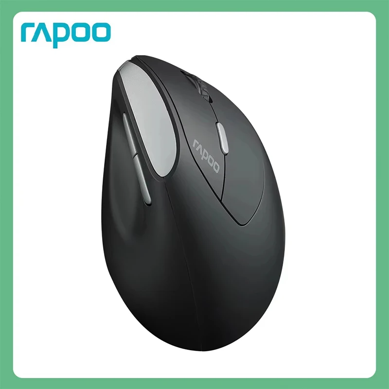 RAPOO MV20 Ergonomic Office Vertical Wireless Silent Mouse 6 Buttons 600/1200/1600 DPI Optical Mice For PC Laptop/Desktop