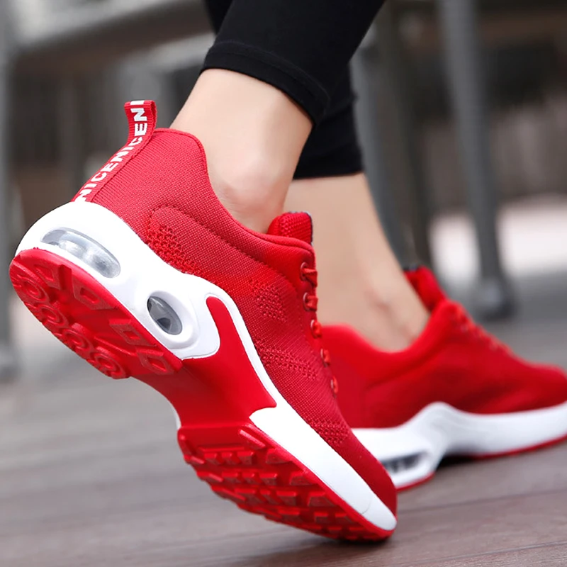 KAMUCC New Platform Sneakers da donna scarpe Casual da donna traspiranti moda donna scarpe con rialzo in altezza Plus Size 35-42